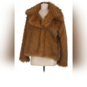 Women's Brown Teddy Jacket